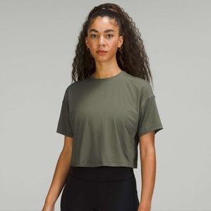 Lululemon Abrasion-resistant Training Tee, Carob Brown, Size 4